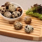 quail eggs in a bowl