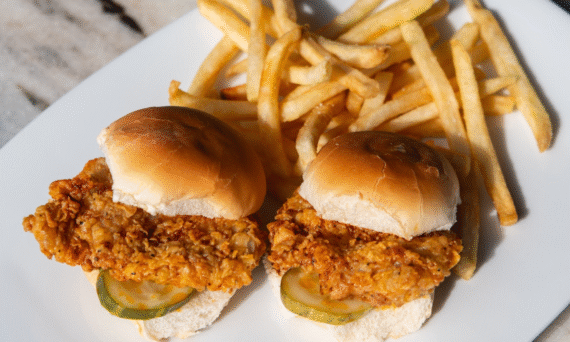 NEW Nashville hot quail sliders